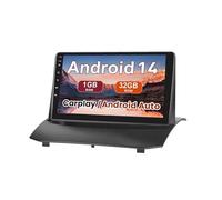 Radio de Coche Android 15 para Ford Fiesta MK6 2009-2016，9 Pulgadas Radio Double DIN inalámbrico, Bluetooth Carplay, Visión Trasera en Directo HD, Carga rápida GPS(M100S 1G+32G)