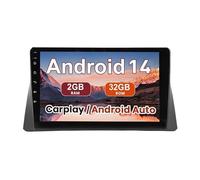 Radio de Coche Android 15 para Honda Accord 8 2008-2013，9 Pulgadas Radio Double DIN inalámbrico, Bluetooth Carplay, Visión Trasera en Directo HD, Carga rápida GPS(M100S 1G+32G)