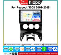 Radio de coche Android Hizpo de 9 pulgadas y 2 Din para Peugeot 3008 2009-2016, Android Auto 4G LTE, Carplay inalámbrico, reproductor multimedia DSP, estéreo 2Din, navegación GPS, sistemas QS4 6115sys