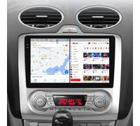 6115 QS Android 14 Radio de coche para Ford Focus 2 Mk2 2004-2011 Carplay reproductor de vídeo estéreo Multimedia navegación GPS 2 Din GPS de coche QS4 Black