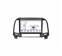 Radio de Coche Audio Estéreo 2 DIN para Hyundai Santa Fe 2007 2006-2012 Cámara Trasera - HD Pantalla Carplay Mirror Link - Portátil Radio Coche Bluetooth con, 8 Nuclear 8G+256G