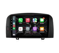 Radio de Coche Audio Estéreo 2 DIN para Hyundai Sonata 2004-2008 HD Pantalla Táctil+Llamadas Manos Libres Bluetooth+WiFi, Mandos Volantes, 8 Nuclear 6G+128G