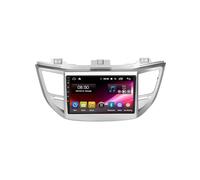 Radio de Coche Audio Estéreo 2 DIN para Hyundai Tucson 3 2015-2018 HD Pantalla Táctil+Llamadas Manos Libres Bluetooth+WiFi, Navegador GPS/Mandos Volantes, 8 Nuclear 8G+256G