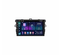 Radio de Coche Audio Estéreo 2 DIN para Toyota Corolla E140/150 2007-2012 HD Pantalla Táctil+Llamadas Manos Libres Bluetooth+WiFi, Navegador GPS/Mandos Volantes, 8 Nuclear 6G+128G