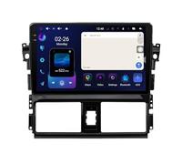 Radio de Coche Audio Estéreo 2 DIN para Toyota VIOS Yaris 2013-2016 Mirror Link, Incell Touchscreen Radio Coche con Bluetooth USB/Eq Comandos Al Volante, 8 Nuclear 8G+256G