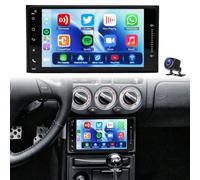 Radio de coche con pantalla táctil Android 13 de 7 pulgadas para Toyota MR2 | 2 DIN para MR2 Roadster con inalámbrico CarPlay Android Auto Bluetooth WiFi 5G GPS Navegación FM Radio SWC AHD Cámara de