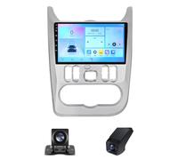 Radio de Coche con Pantalla táctil Doble DIN ZGYBDH para Re-Nault Logan 1 Sandero 2009-2021 CarPlay inalámbrico y Android Auto 9 "estéreo de Coche Bluetooth GPS Navi con/BLU