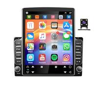 Radio de coche doble DIN para Ford Mustang 2001-2004 con cámara de respaldo de 9,7 pulgadas con pantalla táctil para Ford Mustang 2001 - 2004 Head Unit with Wireless Carplay Bluetooth GPS Navigation