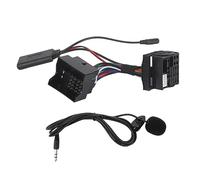 Radio de coche genérica Bluetooth con micrófono, adaptador y arnés de cables para Touran
