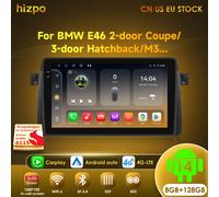 Radio de Coche Hizpo con IA y Voz, Android Auto para BMW E46 M3 318/320/325/330/335 Rover 75, Carplay Multimedia 4G DSP, Autoradio Estéreo BT QS8-8G 128G-8core-4G