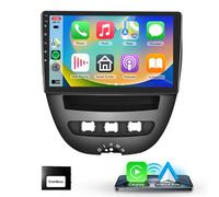 Radio de Coche inalámbrica Carplay para Citroen C1/Toyota Aygo/Peugeot 107, Podofo Pantalla táctil de 10.1" Android con Android Auto inalámbrico, Bluetooth/GPS/WiFi/FM/RDS/HiFi/USB/Control de Volante