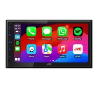Radio de coche JVC KW-M695DBW 2 DIN con DAB+, inalámbrico Apple CarPlay y And...