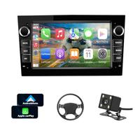 Radio de Coche Opel Astra h/Zafira b/Vivaro/Meriva/Vectra/Combo/Antara/Vectra/Signum con Android Auto CarPlayWireless 7 Radio Coche Bluetooth Pantalla GPS Coche Camara SWC FM RDS