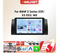 Radio con GPS para coche, reproductor Multimedia con Android, Audio estéreo, WIFI, 2DIN, para BMW 5, E53, E39, E38, X5, M5, 1995 -2001 P3CP de 9 pulgadas