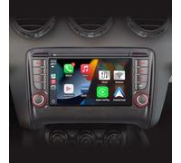 Radio de Coche Pantalla para Audi TT MK2 8J 2006-2014 Estéreo Inalámbrico CarPlay/Android Auto Bluetooth RDS