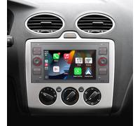 Radio de Coche Pantalla para Ford Focus Fiesta Transit Fusion Mondeo Kuga C-MAX S-MAX Estéreo Inalámbrico CarPlay/Android Auto Bluetooth RDS