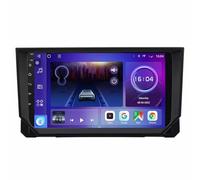 Radio de Coche Pantalla táctil Android 14 de 9 Pulgadas y 2 DIN para Seat Ibiza 2017-2020 Bluetooth GPS navegación Carplay Controles en el Volante cámara de visión Trasera AHD(F5(8+256G))