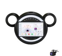 Radio de coche para BMW Mini Cooper Countryman R56 R60 2011 2012 2013 inalámbrico CarPlay Android Auto 9"pantalla táctil estéreo 5G WiFi navegación GPS Bluetooth FM/RDS SWC EQ cám(Color:8 CORE 6+128G)
