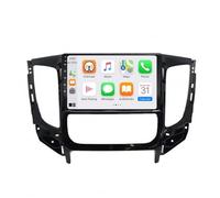 Radio de Coche para Mitsubishi L200 5 2015-2019 con Wireless Carplay Android Auto GPS WiFi RDS/FM SWC USB Cámara de Marcha Atrás Mic GPS Go Navigator, 4 Nuclear 1G＋32G