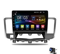 Radio de coche para Ni-ssan Teana 2008-2012 CarPlay inalámbrico Android Auto 10.1''Pantalla táctil Estéreo Enlace espejo Navegación GPS WiFi Bluetooth FM RDS EQ SWC Cámara de respa(Color:8 CORE 4+32G)