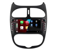 Radio de Coche para Peugeot 206 2004 Pantalla con Inalámbrico Carplay Android Auto para Peugeot 206 206cc Citroen C2 (2002-2010) IPS/Bluetooth/FM/Am/RDS/USB
