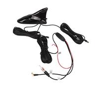 Radio de Coche Señal AM FM, Antena de Aleta de Tiburón de 12V GPS DAB FM WIFI Alta Sensibilidad 5m Longitud del Cable Antena Aérea de Radio Universal