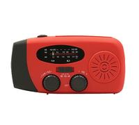 Radio De Curso +/VHF - Radio De Dynam De Emergencia, Meteorológica, Solar con Despertador, De Alarma Portátil, Solar Portátil, Linterna LED para Correr, Caminar