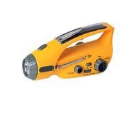 Radio de Emergencia de manivela for Exteriores XLN-288DUS con Carga Solar: Radio meteorológica multifunción, Linterna y Fuente de alimentación móvil for preparación Ante desastres para Acampar