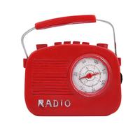 Radio de estilo retro robusto, altavoz Bluetooth vintage y transistor portátil, conexión inalámbrica Bluetooth 5.0, estilo clásico simple y