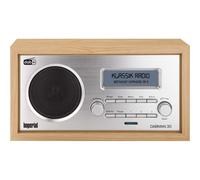 Radio de madera DAB+/FM, pantalla retroiluminada, alarma DABMAN 30