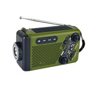 Radio De Manivela | Manivela Solar Am/FM/SW Radio Transmisión | Multifunción USB con Luz para Acampar Senderismo Playa Tormenta Trabajo