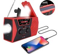 Radio de manivela, receptor mundial, equipo de supervivencia, radio solar, dinamo de emergencia de manivela, radio de emergencia, radio de e