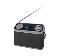 Radio de sobremesa con Bluetooth, USB, despertador y pantalla a color DAB+/FM