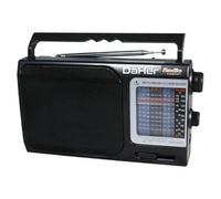 Radio de sobremesa Digital con sintonizador Am/FM, Altavoces estéreo, Puerto USB y Salida de Auriculares, para Disfrutar música y Noticias en casa.