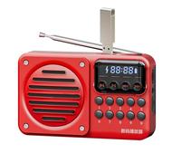 Radio de Transistores | Radio Am Portátil - Reproductor de Audio Recargable con Altavoz Inalámbrico e Indicador de Estaciones para Viajes, Deportes al Aire Libre, Gimnasio en Casa y