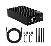 Radio definida por software E310 | Metal 2T2R para mimo USB-C, 70MHz-6GHz, para radio aficionada, monitoreo de onda corta, bandas de aviación, negro
