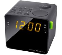 Radio Despertador M-187 CR Radio Despertador Dual FM PLL (Negro) - MUSE