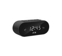 RADIO DESPERTADOR SPC FRODI NEGRO PANTALLA LED/2XALARMAS CO