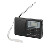 Radio Digital AM FM SW, Radio Portátil de Onda Corta con Pantalla de Número de Banda, Función de Memoria, Compatible con Almacenamiento de 88 Canales, Radio de Bolsillo con Teclas de Retroiluminación