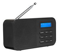 Radio Digital Dab + y FM. Denver DAB-42BLACK. Reloj, Alarma y Despertador. Funciona con batería y energía. Volumen 1W. Acabado en Madera.