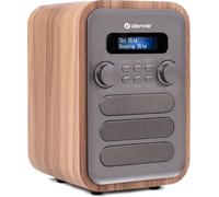 Radio portátil - DENVER - DAB-48 - DAB+ y FM - 40 estaciones preestablecidas - Aspecto madera