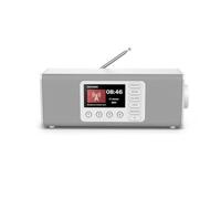 Radio Digital DR2002, FM/Dab/Dab+/Bluetooth RX, Radio Despertador, estéreo, Blanco