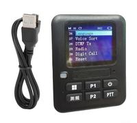 Radio digital para medidor de frecuencia con 500 mAh para batería, un botón para decodificador walkie-talkie para pruebas rápidas de señal y cifrado para análisis de frecuencia