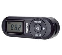 ELBE RF-96 Radio de Bolsillo Digital FM, Búsqueda automática o Manual de emisoras, Auriculares Stereo incluidos, Dispone de Correa para Colgar al Cuello, Negro