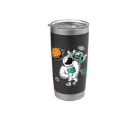 Radio Espacio Astronomía Ciencia Amante Astronauta Radio Espacio Vaso térmico de acero inoxidable de doble pared