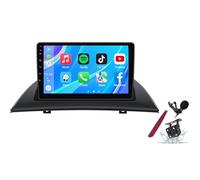 Radio estéreo Android 14 para BMW X3 E83 (2004-2012) Pantalla táctil de 9 Pulgadas Reproductor Multimedia con Carplay inalámbrico navegación GPS FM RDS Bluetooth 5G WiFi SWC DSP M400S