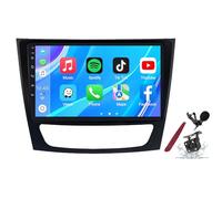 Radio estéreo Android 14 para Mercedes Benz Clase E (2002-2010) Pantalla táctil de 9 Pulgadas Reproductor Multimedia con Carplay inalámbrico navegación GPS FM RDS Bluetooth 5G WiFi SWC DSP M500S