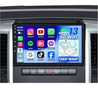 Radio estéreo de coche Android 13 para Dodge RAM 1500 2500 3500 2009 2010 2011 2012: 2+64G unidad principal de repuesto de radio de coche con cámara inalámbrica CarPlay/Android Auto/GPS/HD