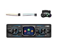 Radio estéreo de coche de 12 V CC con puerto USB auxiliar tipo C, compatible con tarjeta TF de 32 GB, 18 estaciones FM preestablecidas DAB+ radio MP3