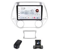 Radio estéreo Doble DIN de 9" para Hyundai i20 PB 2012-2014 con CarPlay,Android Auto,Bluetooth,Pantalla táctil,cámara de Marcha atrás,GPS,Radio RDS,Am,FM,DSP,4G,5G,WiFi (A,NF-4)
